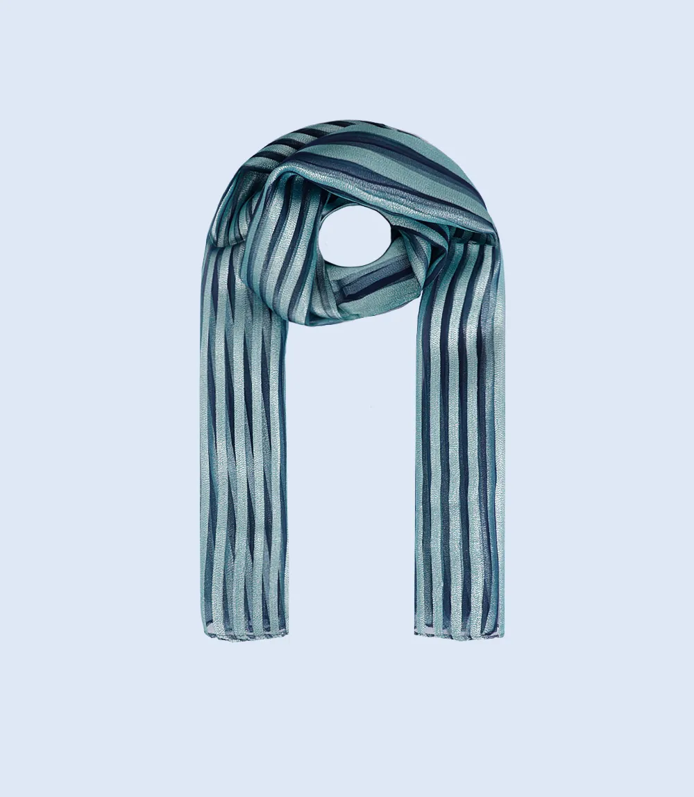 WA0903-NAVY-Scarf For Women