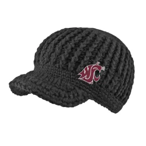 WSU Cougars Grey Short Bill Beanie