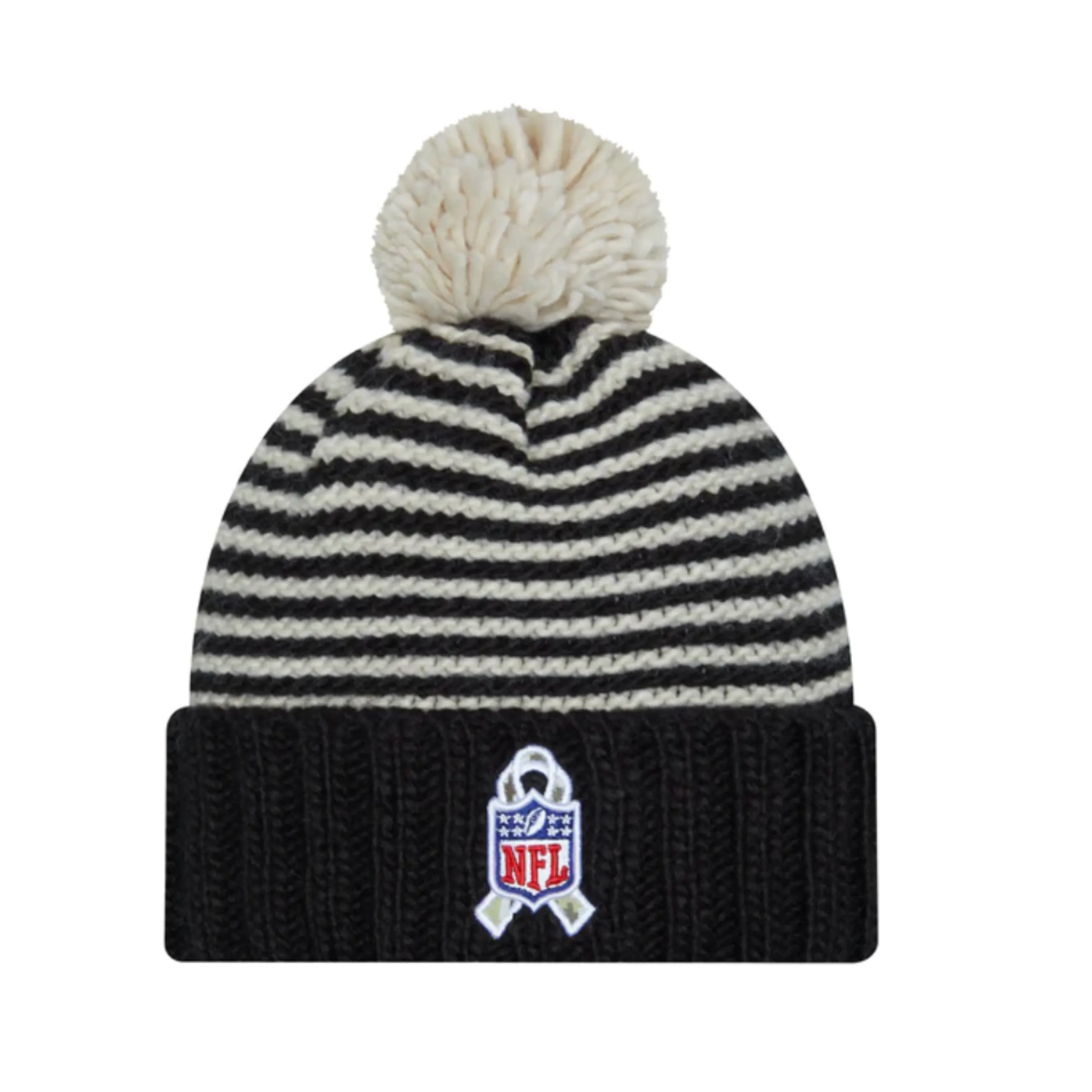 Youth New Era Bills 2023 Salute To Service Pom Knit Hat